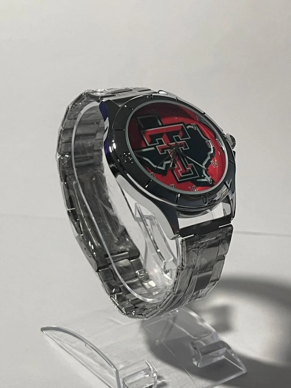 Texas Tech Red Raiders NCAA Stainless-Steel Men's Watch NEW